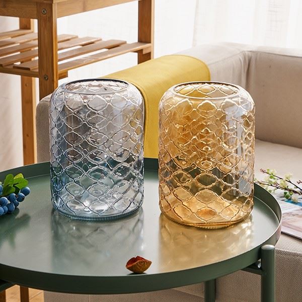 Round Glass Pot
