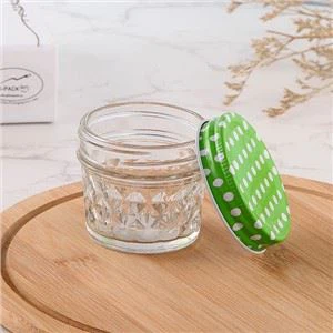 120 ml sklenená nádoba s viečkom