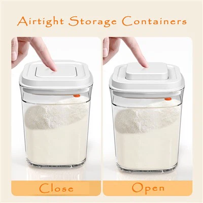 Nádoba na skladovanie potravín s vzduchotesnou čiapkou